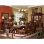 Cherry Oak Dresden Dining Table 12150 by ACME Luxury Dining Tables Mobilia Cleopatra 7 Cherry Oak Dresden Dining Table 12150 by ACME 7