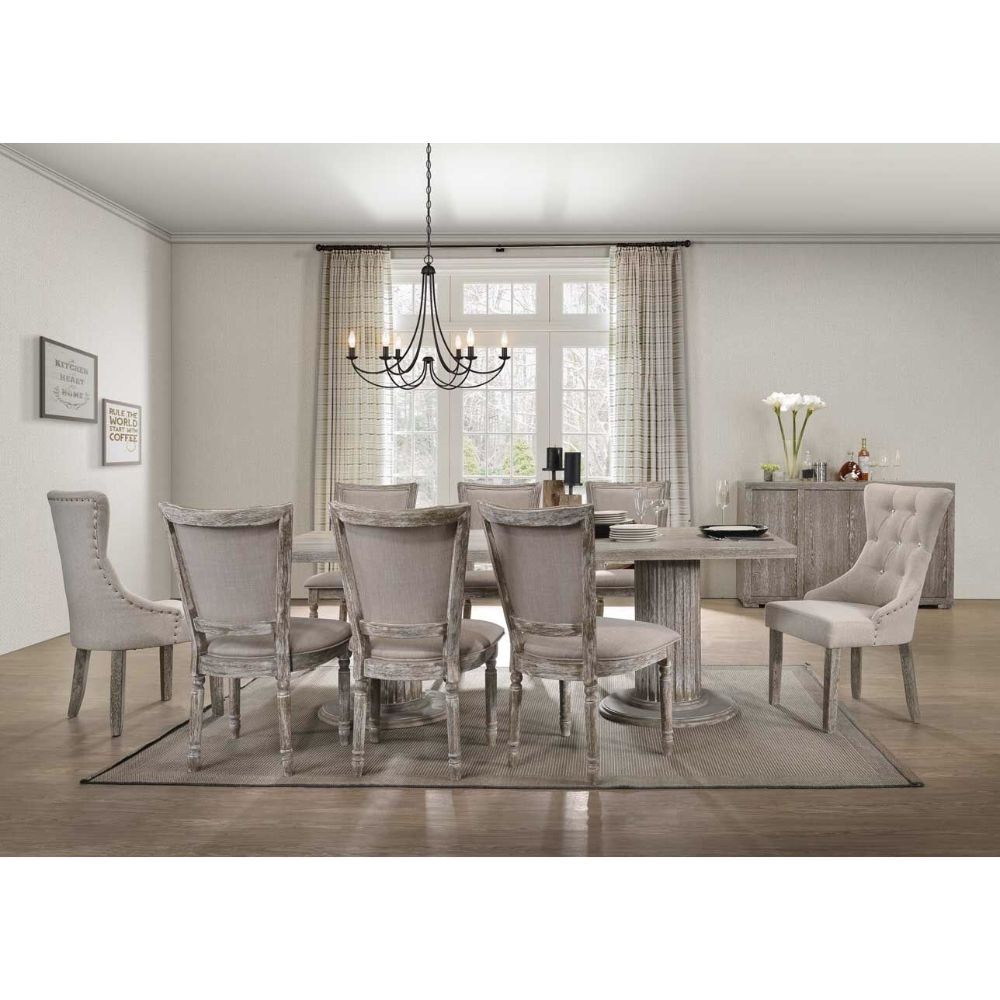 Gray Gabrian Dining Table 60170 by ACME 4