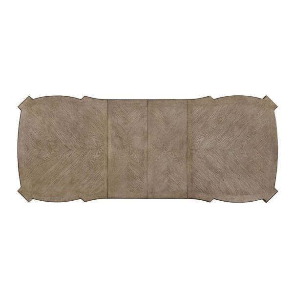 Antique Silver Finish Northville Dining Table 66920 by ACME - Image 2