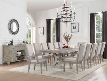 Gray Oak Rocky Dining Table 72860 by ACME