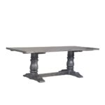 Weathered Gray Leventis Dining Table 66180 by ACME 13