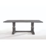 Weathered Gray Leventis Dining Table 66180 by ACME 14