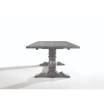 Weathered Gray Leventis Dining Table 66180 by ACME 15