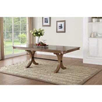 Gray Oak Harald Dining Table 71765 by ACME