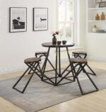 Blaze Counter Height Set by ACME Dining Room Furniture Mobilia Cleopatra 15 Blaze Counter Height Set by ACME 15