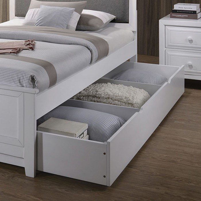 KIRSTEN TRUNDLE CM7547WH-TR  By Furniture of America