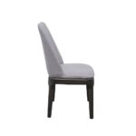 Light Gray Linen Madan Side Chair 73172 by ACME Dining Chair & Bench Mobilia Cleopatra 16 Light Gray Linen Madan Side Chair 73172 by ACME 16