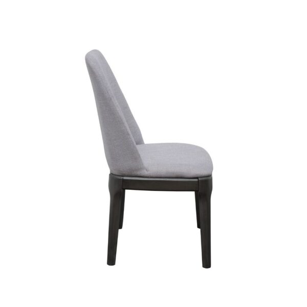 Light Gray Linen Madan Side Chair 73172 by ACME - Image 4