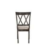 Beige Fabric Claudia II Side Chair 71882 by ACME Dining Chair & Bench Mobilia Cleopatra 12 Beige Fabric Claudia II Side Chair 71882 by ACME 12