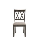 Beige Fabric Claudia II Side Chair 71882 by ACME Dining Chair & Bench Mobilia Cleopatra 14 Beige Fabric Claudia II Side Chair 71882 by ACME 14