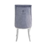 Gray Dekel Side Chair (2Pc) by ACME Dining Chair & Bench Mobilia Cleopatra 12 Gray Dekel Side Chair (2Pc) by ACME 12