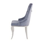 Gray Dekel Side Chair (2Pc) by ACME Dining Chair & Bench Mobilia Cleopatra 13 Gray Dekel Side Chair (2Pc) by ACME 13