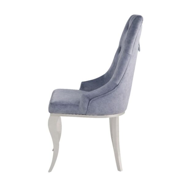 Gray Dekel Side Chair (2Pc) by ACME - Image 3