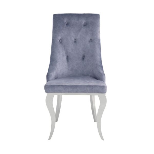 Gray Dekel Side Chair (2Pc) by ACME - Image 4