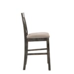 Tan Linen Martha II Counter Height Chair 73832 by ACME Bar and Kitchen Mobilia Cleopatra 13 Tan Linen Martha II Counter Height Chair 73832 by ACME 13