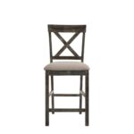 Tan Linen Martha II Counter Height Chair 73832 by ACME Bar and Kitchen Mobilia Cleopatra 14 Tan Linen Martha II Counter Height Chair 73832 by ACME 14