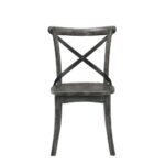 Rustic Gray Kendric Side Chair 71897 by ACME Dining Chair & Bench Mobilia Cleopatra 14 Rustic Gray Kendric Side Chair 71897 by ACME 14