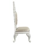 Beige Leather Vanaheim Side Chair (2Pc) DN00679 by ACME Dining Chair & Bench Mobilia Cleopatra 13 Beige Leather Vanaheim Side Chair (2Pc) DN00679 by ACME 13