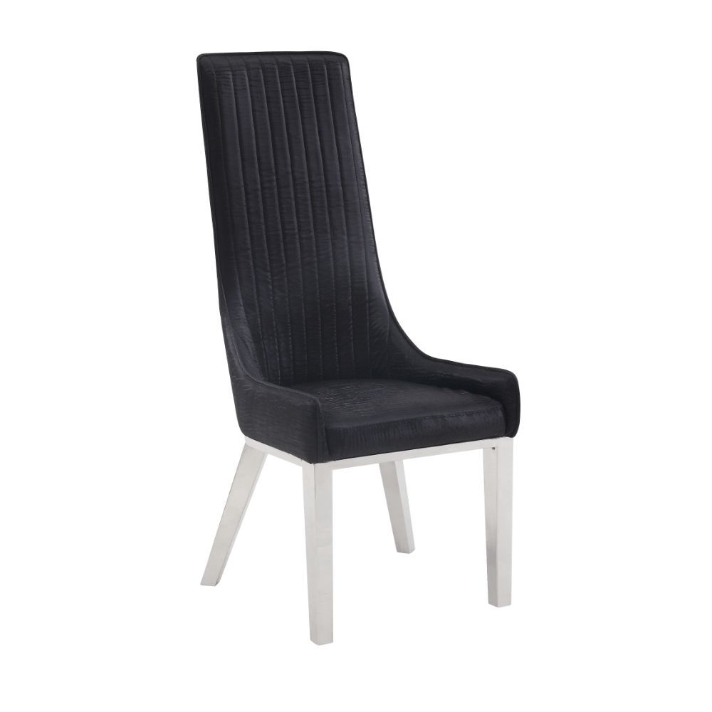 Black Gianna Dining Chair (2Pc) by ACME 7
