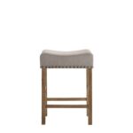 Tan Linen Martha II Counter Height Stool 70833 by ACME Bar & Stool Mobilia Cleopatra 11 Tan Linen Martha II Counter Height Stool 70833 by ACME 11