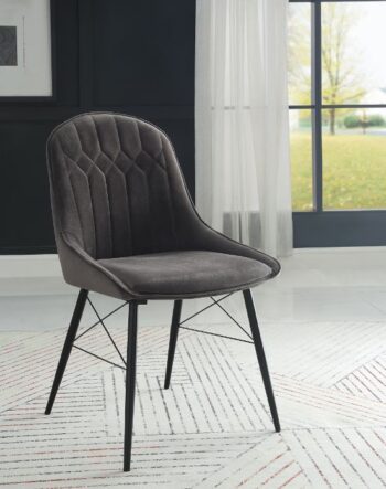 Abraham Side Chair (2Pc) by ACME