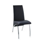 Black Pervis Side Chair (2Pc) by ACME 7