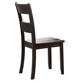 Distressed Walnut Haddie Side Chair 72212 by ACME