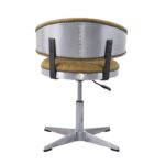 Turmeric Leather Brancaster Adjustable Stool W/Swivel 96470 by ACME 14
