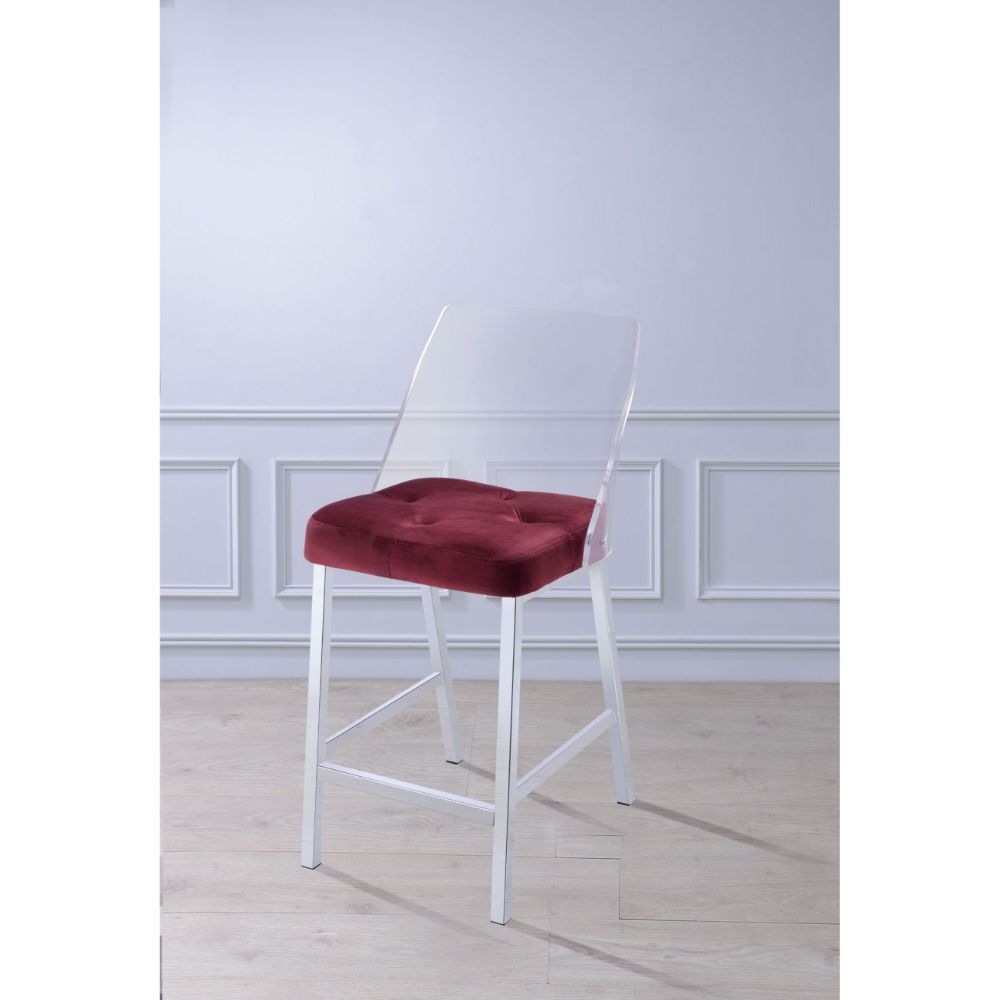 Nadie II Counter Height Chair (2Pc) by ACME