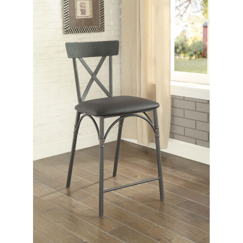 Itzel Counter Height Chair (2Pc) by ACME 8