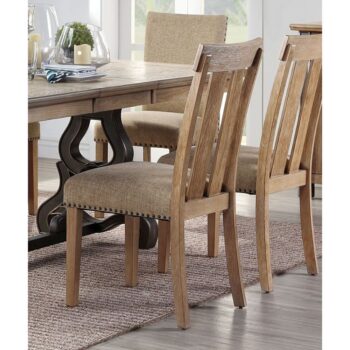 Maple Nathaniel Side Chair 62332 by ACME