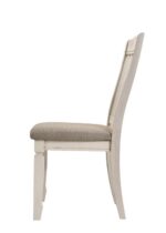 Tan Fabric Fedele Side Chair 77192 by ACME Dining Chair & Bench Mobilia Cleopatra 16 Tan Fabric Fedele Side Chair 77192 by ACME 16