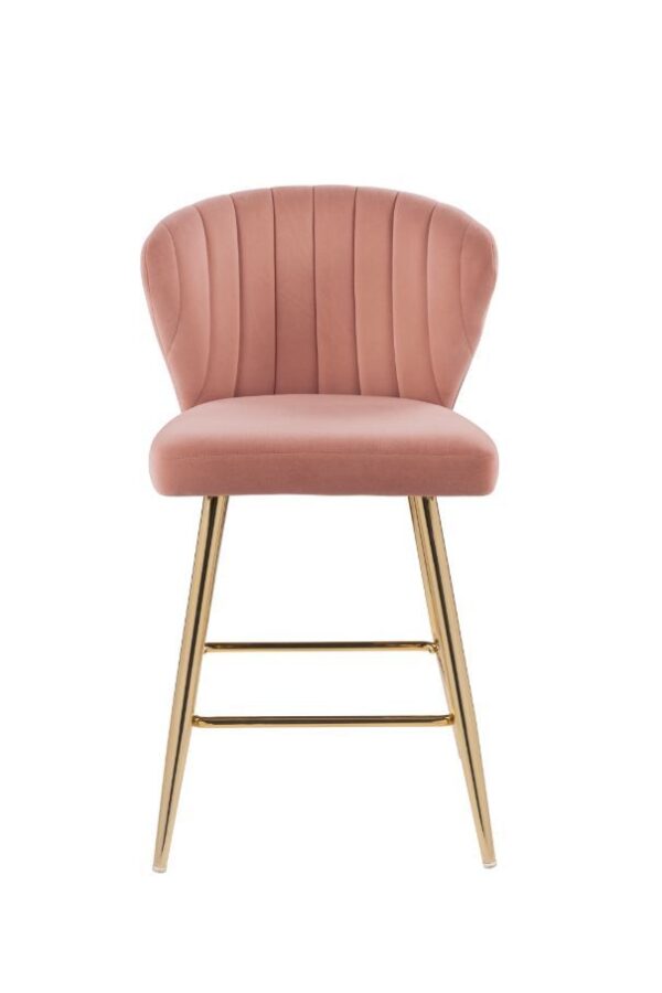 Pink Rizgek Counter Height Chair by ACME 8