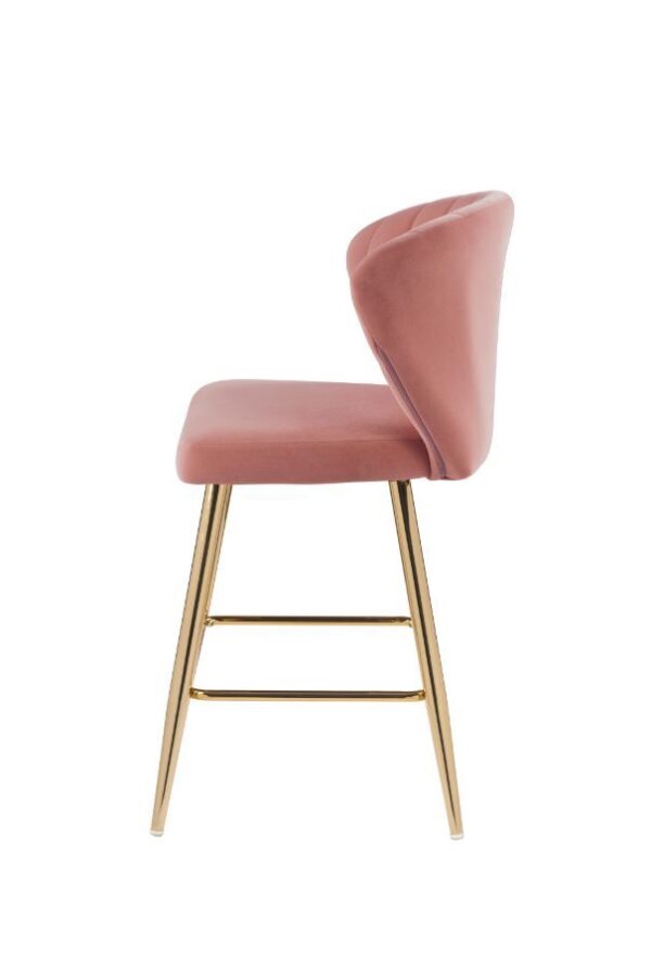 Pink Rizgek Counter Height Chair by ACME 9