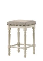Tan Fabric Tasnim Counter Height Stool 77182 by ACME Bar & Stool Mobilia Cleopatra 9 Tan Fabric Tasnim Counter Height Stool 77182 by ACME 9