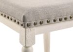 Tan Fabric Tasnim Counter Height Stool 77182 by ACME Bar & Stool Mobilia Cleopatra 10 Tan Fabric Tasnim Counter Height Stool 77182 by ACME 10