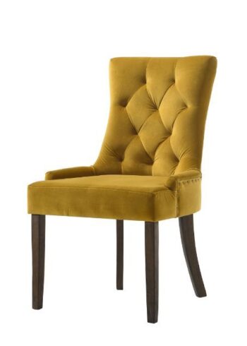 Yellow Farren Side Chair (2Pc) by ACME