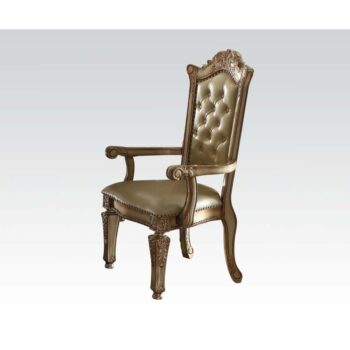 Vendome Arm Chair in Bone Leather 63004 by ACME