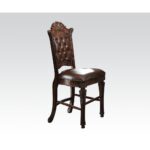 Vendome Leather Counter Height Chair 62034 by ACME Bar and Kitchen Mobilia Cleopatra 7 Vendome Leather Counter Height Chair 62034 by ACME 7