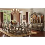 Vintage Synthetic Leather & Vintage Oak Finish Ragenardus Chair (2Pc) 61293 by ACME Dining Chair & Bench Mobilia Cleopatra 7 Vintage Synthetic Leather & Vintage Oak Finish Ragenardus Chair (2Pc) 61293 by ACME 7