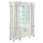 Antique White Finish Vanaheim Curio DN00681 by ACME 15
