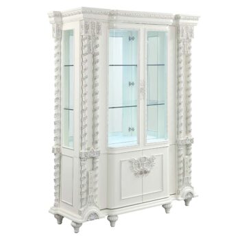 Antique White Finish Vanaheim Curio DN00681 by ACME