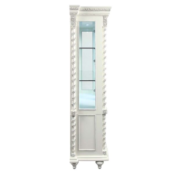 Antique White Finish Vanaheim Curio DN00681 by ACME - Image 3