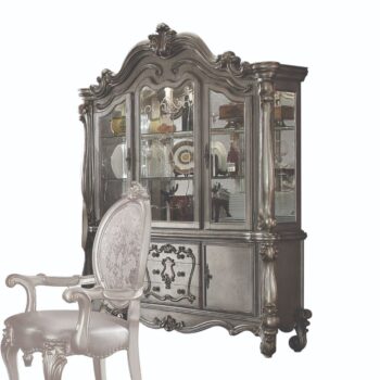 Antique Platinum Finish Versailles Hutch & Buffet 66824 by ACME