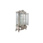 Vintage Bone White Finish Dresden Curio 68182 by ACME 14