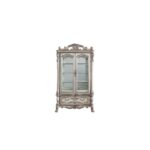 Vintage Bone White Finish Dresden Curio 68182 by ACME 17