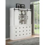 Antique White Finish Renske Hutch & Buffet 71853 by ACME 11