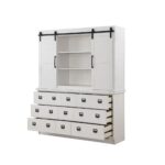 Antique White Finish Renske Hutch & Buffet 71853 by ACME 12