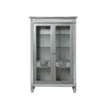 Mirrored & Antique Platinum Finish Varian Curio 66166 by ACME 16