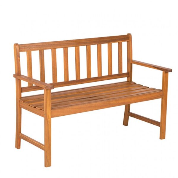 Natural BORKUM GARDEN BENCH  GM-1017 BY Furniture of America. 4